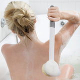 Two-Sided Long-Handle Bath & Body Scrub Brush – Eco-Friendly Soft Bristles
