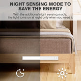 USB Rechargeable Motion Sensor LED Night Light – Cabinet & Wardrobe