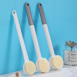 Two-Sided Long-Handle Bath & Body Scrub Brush – Eco-Friendly Soft Bristles