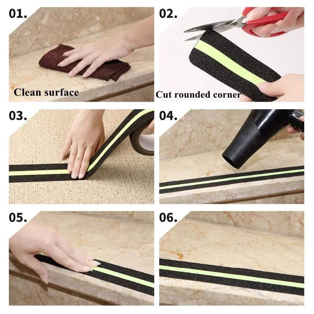 Anti-Slip Adhesive Stripes
