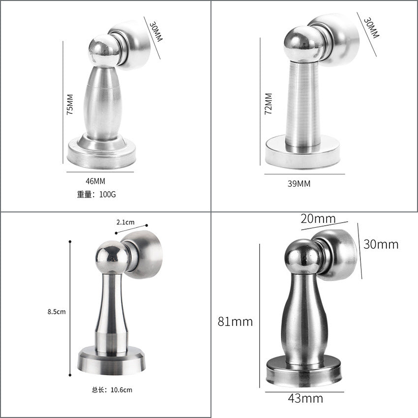 Magnetic Door Stopper – Wall & Floor Mount